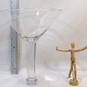 Extra Large Martini Glass 8" wide x 10" tall